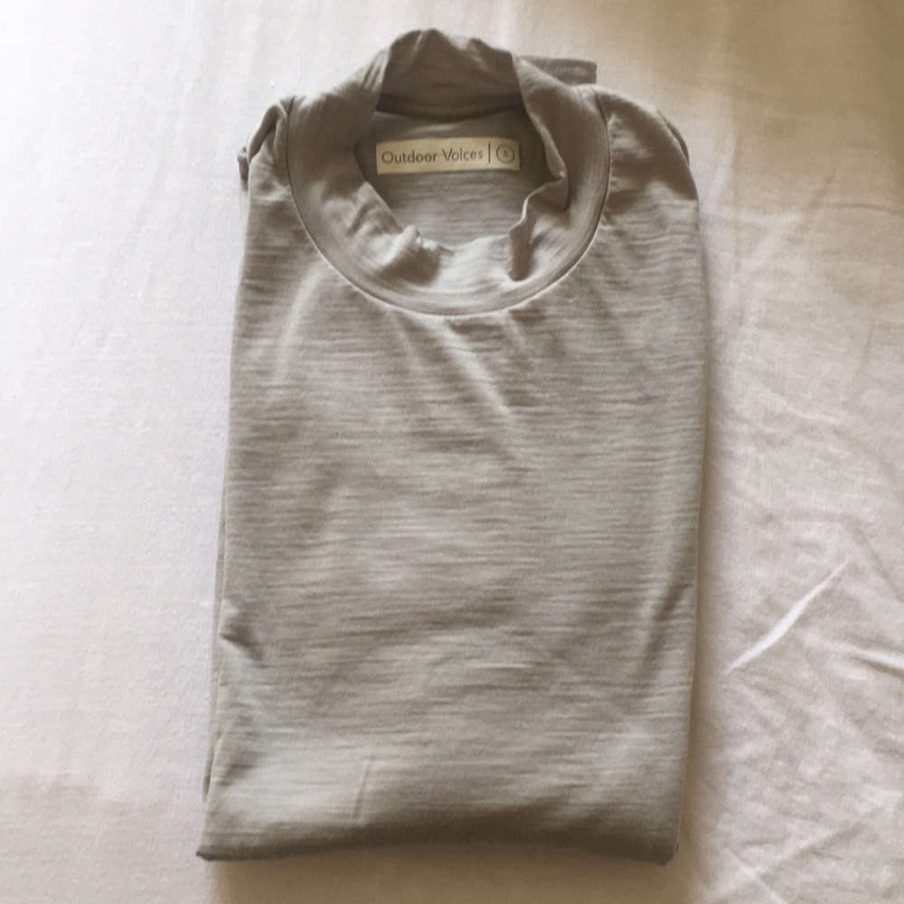 Outdoor Voices Merino Mock Turtleneck